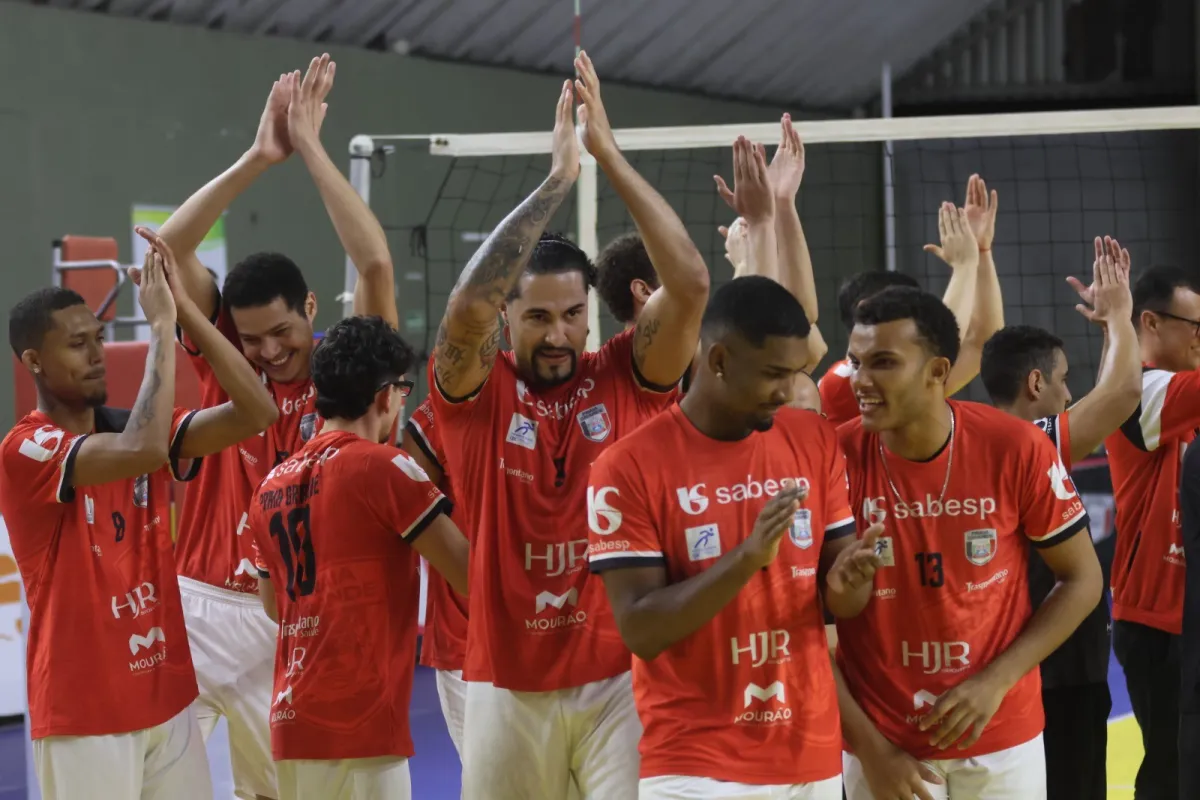 Em casa, Sabesp Praia Grande supera Guarulhos por 3 a 0 e desencanta no Campeonato Paulista de Vôlei